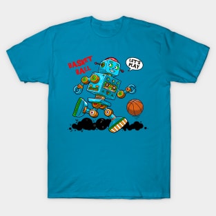 cute robot basketball player T-Shirt